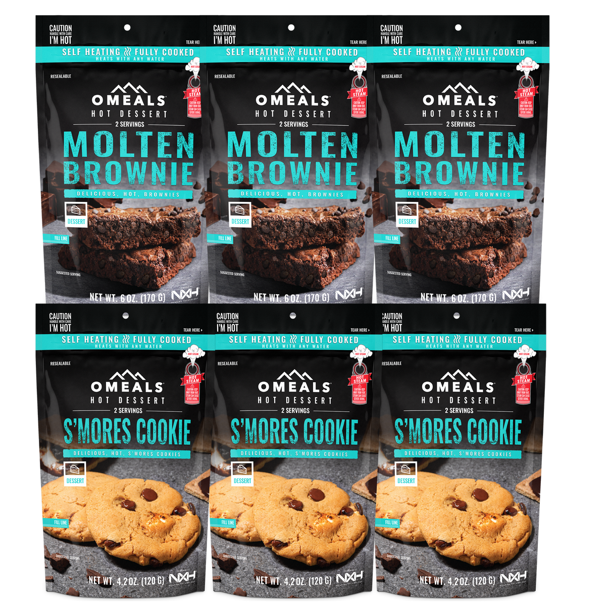 OMEALS® Dessert 6 Pack