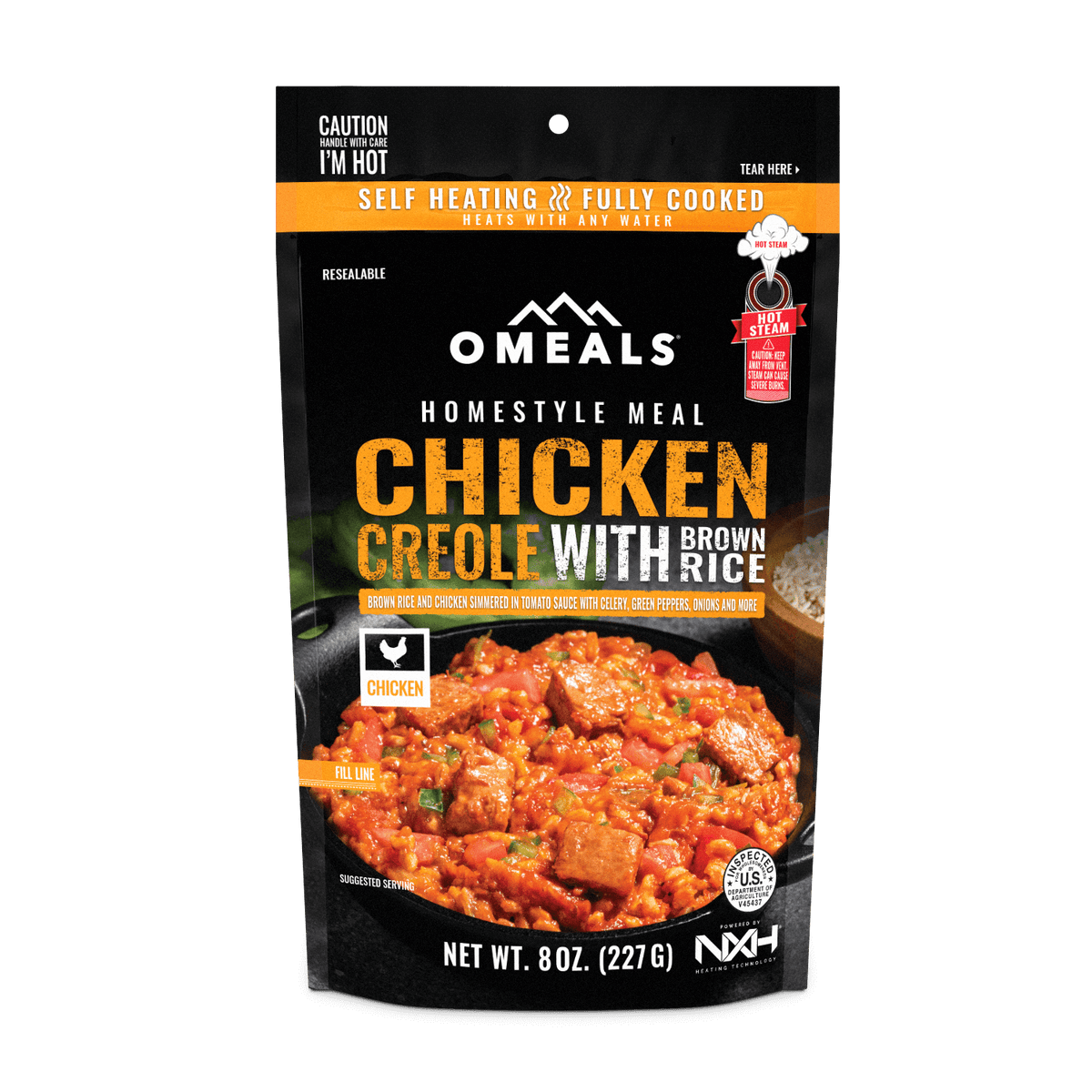 OMEALS® Chicken Creole with Brown Rice