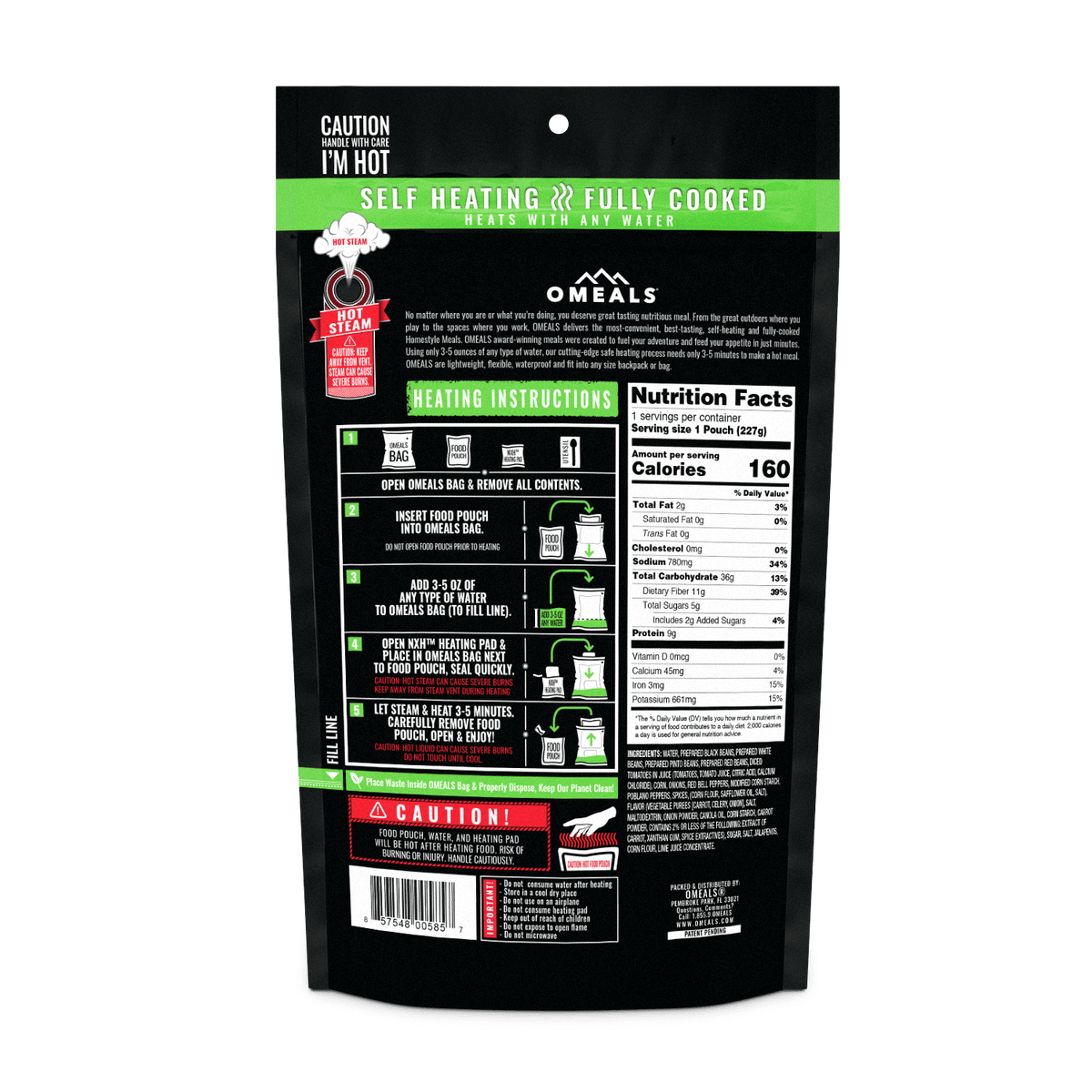 OMEALS® Vegetarian Chili