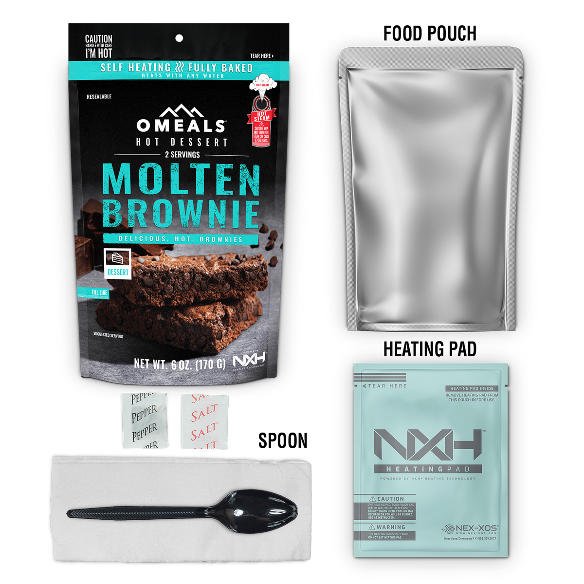 OMEALS® Molten Brownie