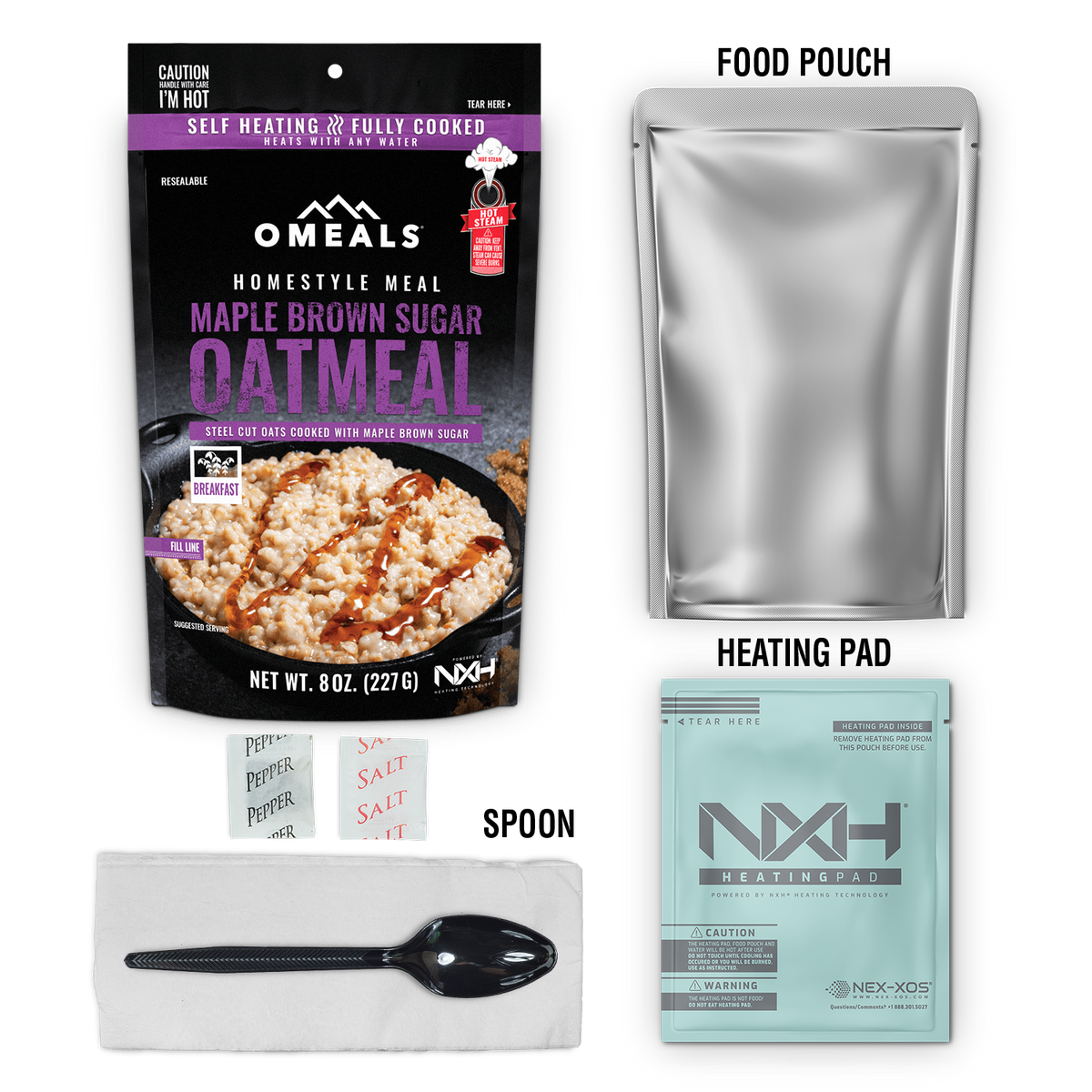 OMEALS® Maple Brown Sugar Oatmeal