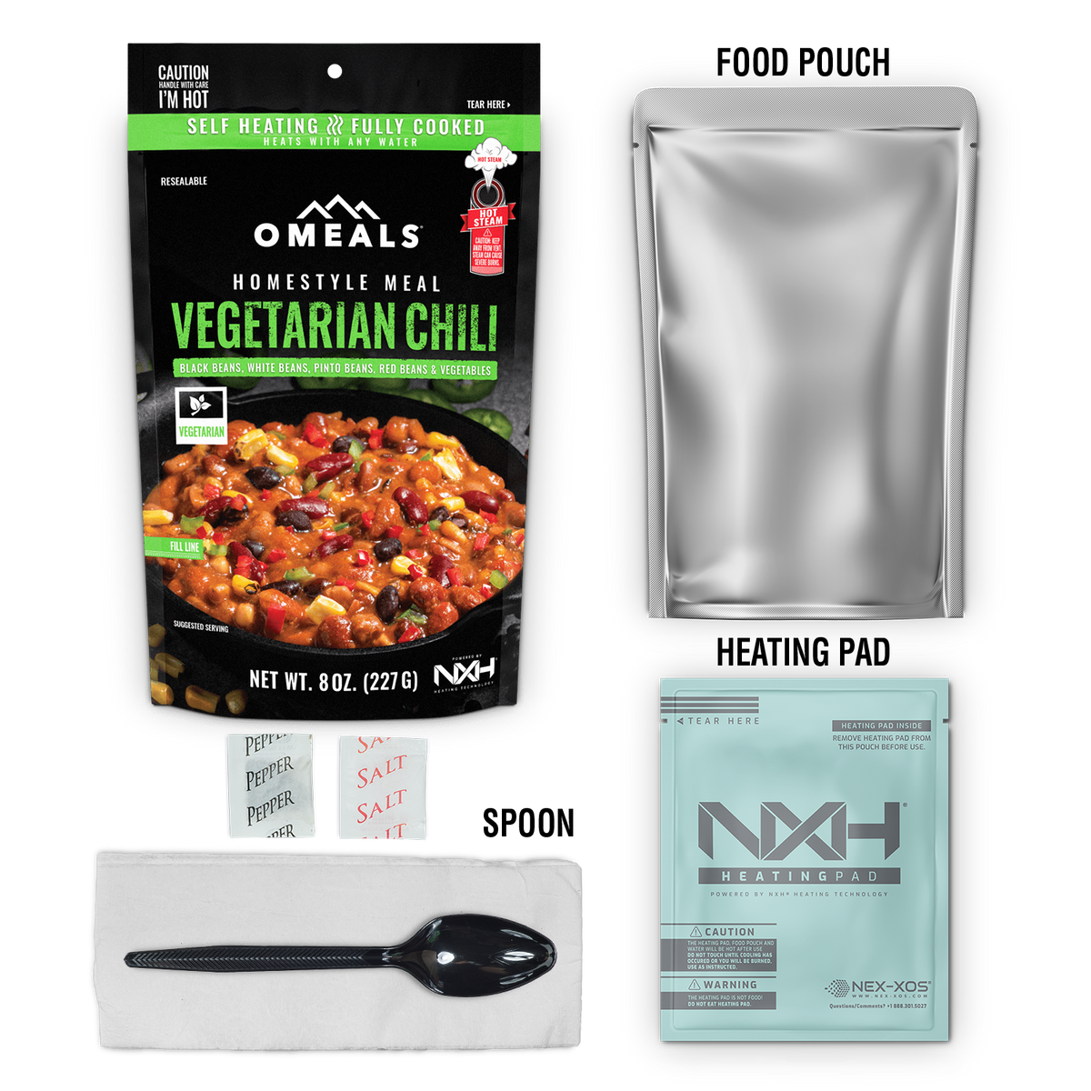 OMEALS® Vegan 6 Pack