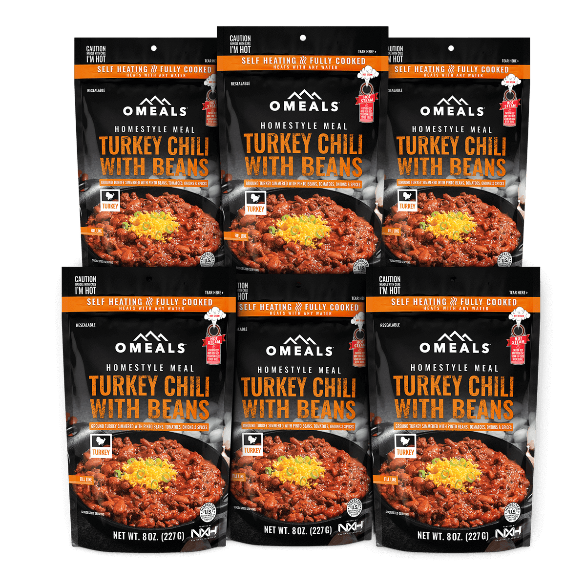 OMEALS® Turkey Chili 6 pack