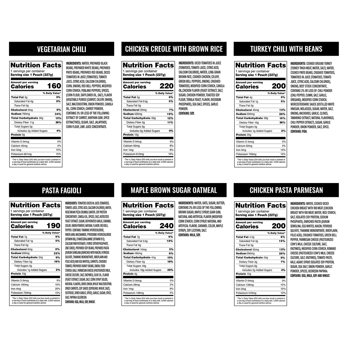 OMEALS 15 Pack