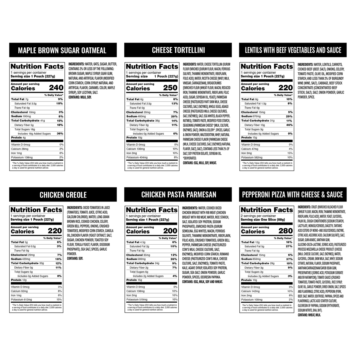 OMEALS 24 Pack