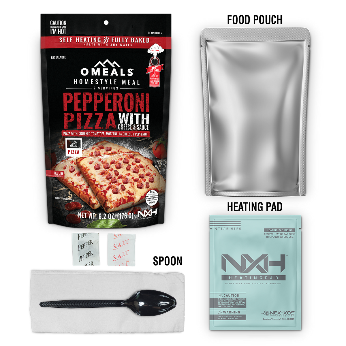 OMEALS® Pizza 6 pack