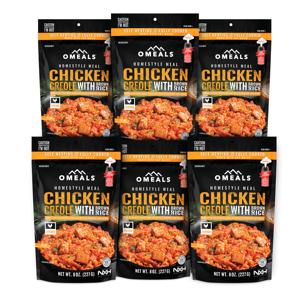 OMEALS® Chicken Creole with Brown Rice