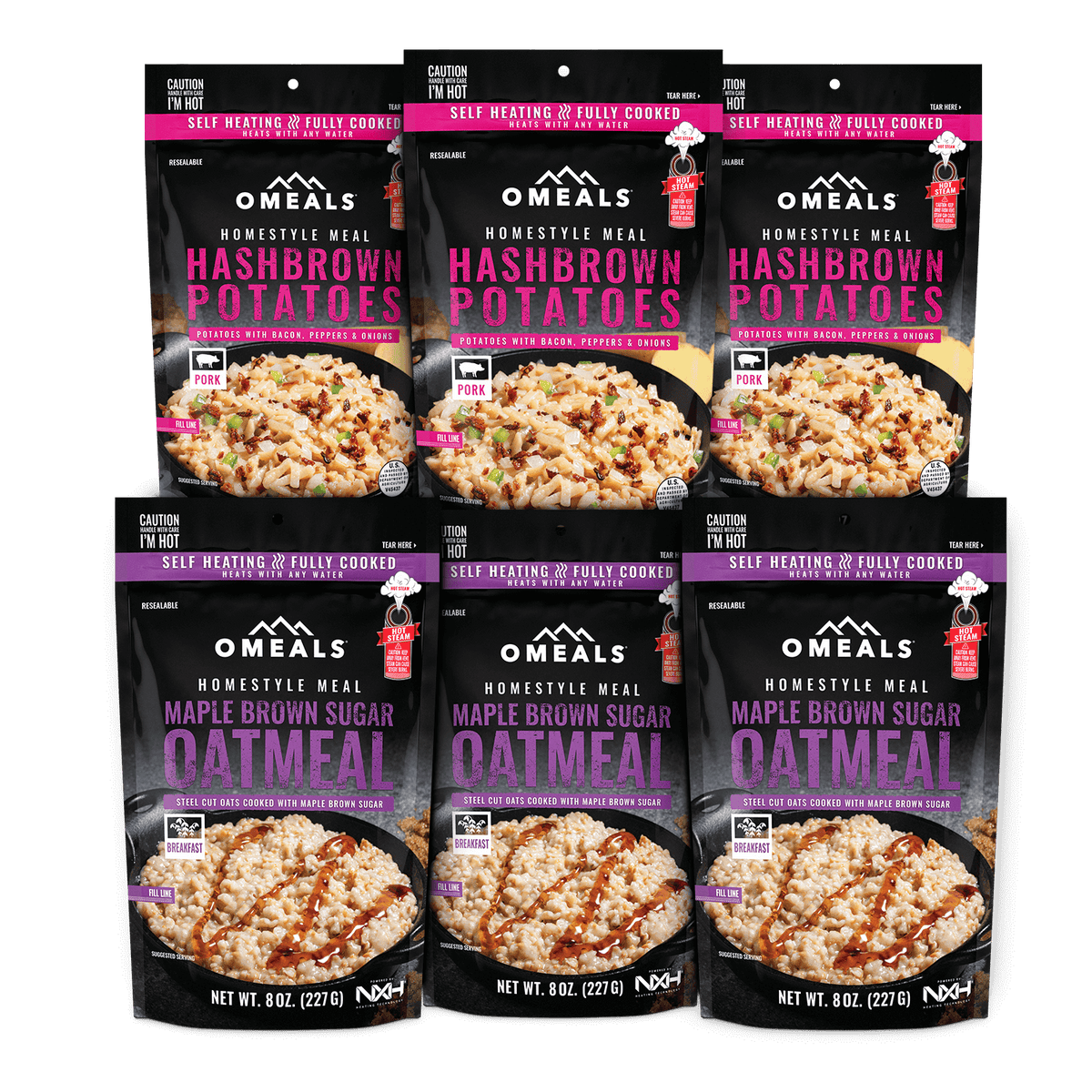 OMEALS® Breakfast 6 pack