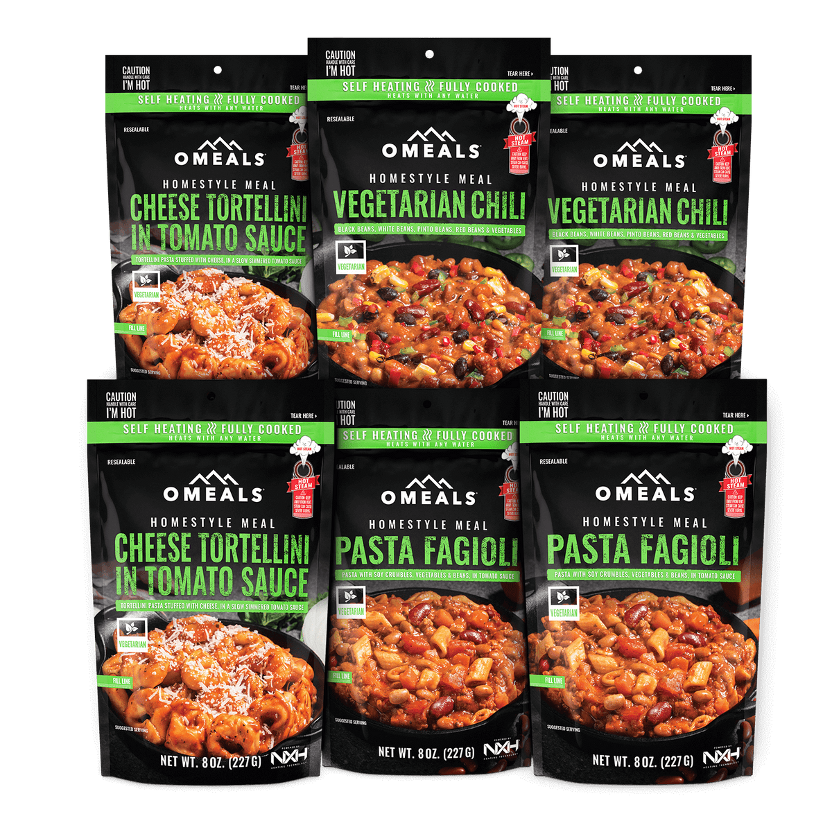 OMEALS® Veggie 6 pack